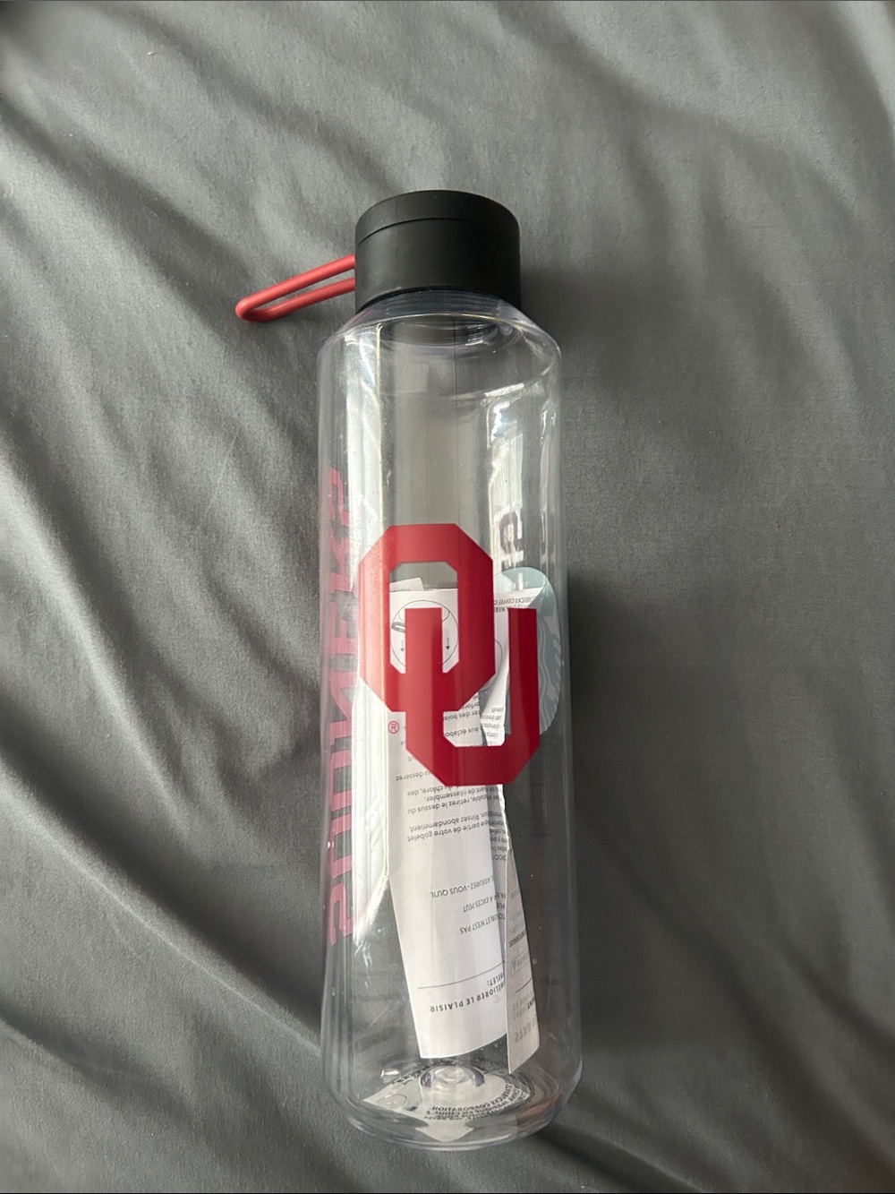 Starbucks Oklahoma University Sooners Water Bottle